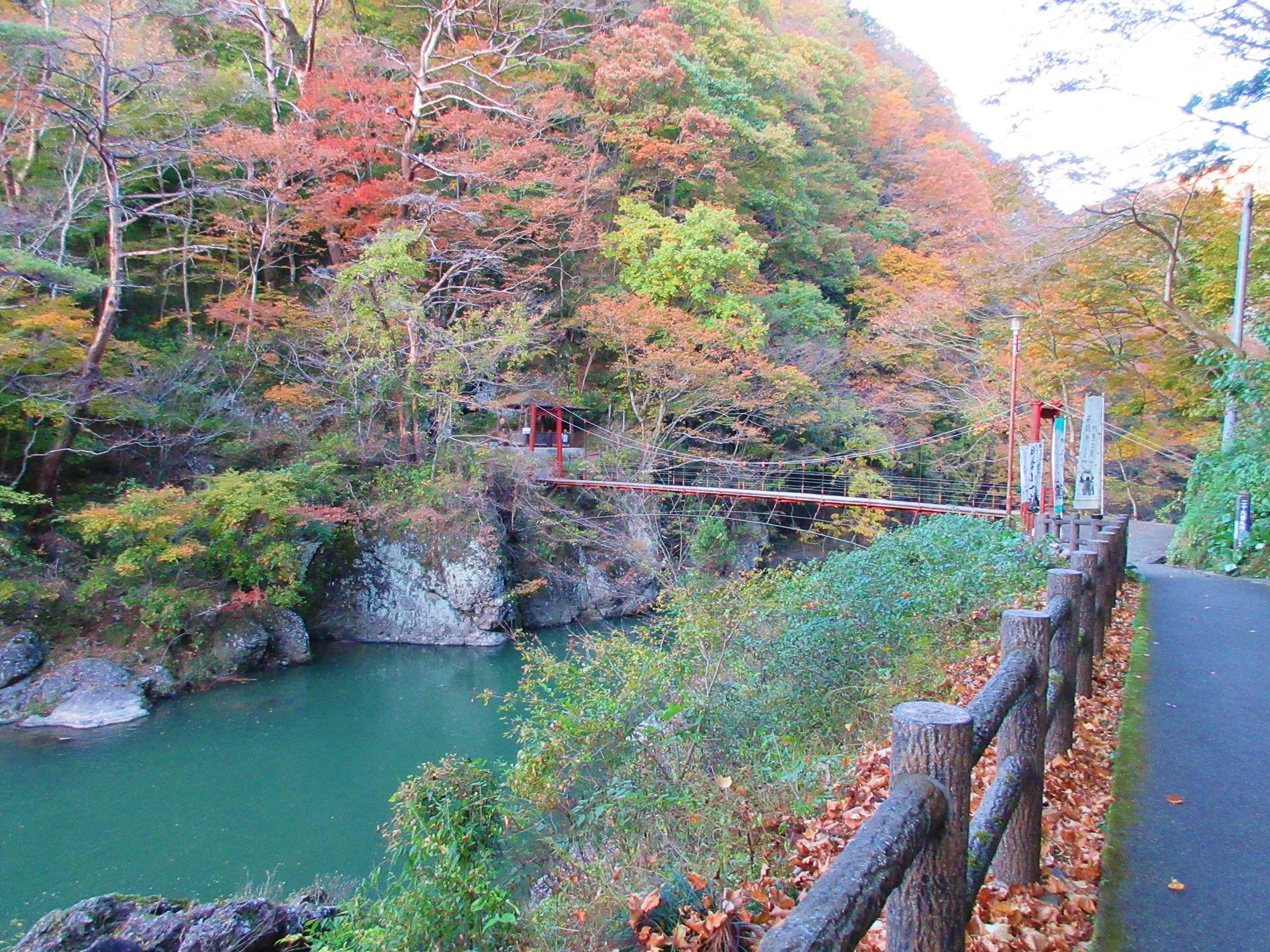 “Obara Canyon”, the best autumn leaves in Shiroishi City!