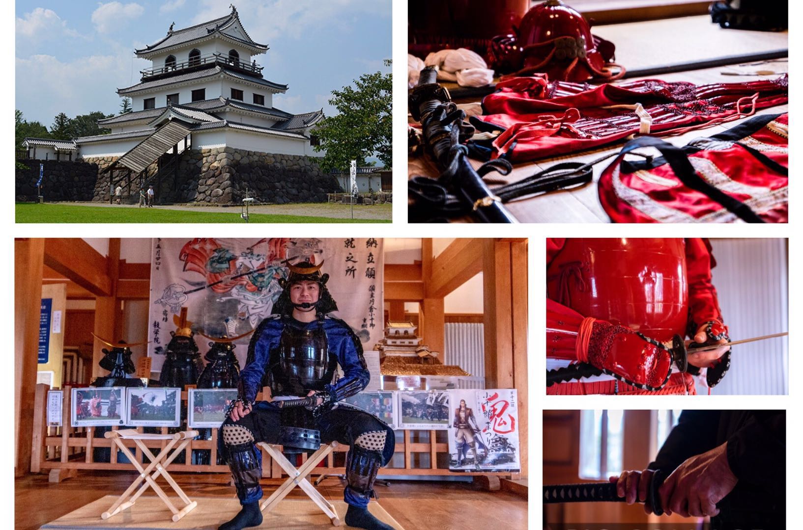 Won’t you try wearing real armor at Shiroishi Castle?